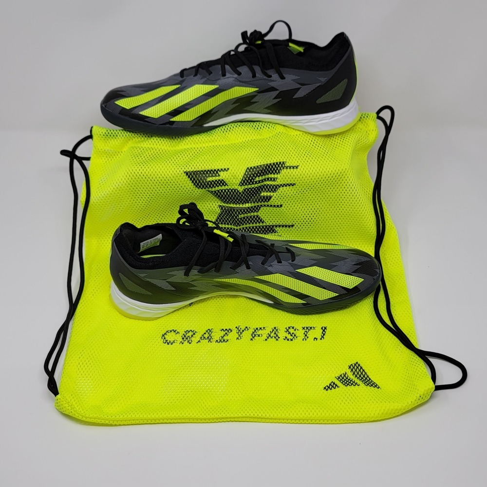 Adidas X Crazyfast Injection.1 IN Indoor Soccer Men's 10 Crazy Charged IG6272